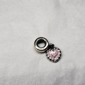 Pandora Shimmery Heart Dangle Charm